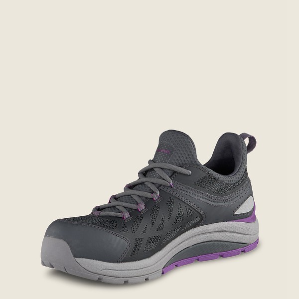 Chaussures de Travail Red Wing - Cooltech™ Athletics - Safety Toe - Noir/Grise - Femme 369ZENJVD